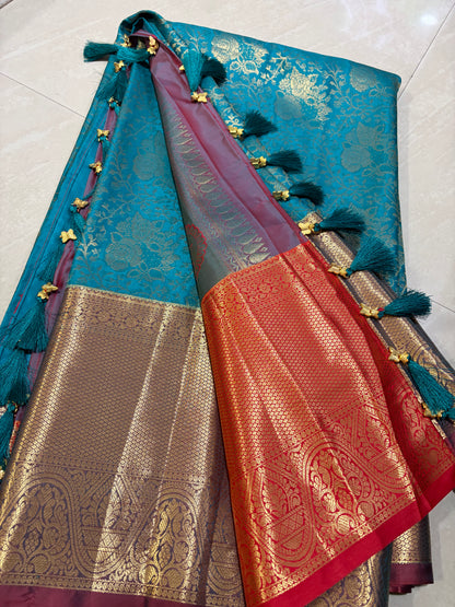 #kanchipattusaree #maggamblouse