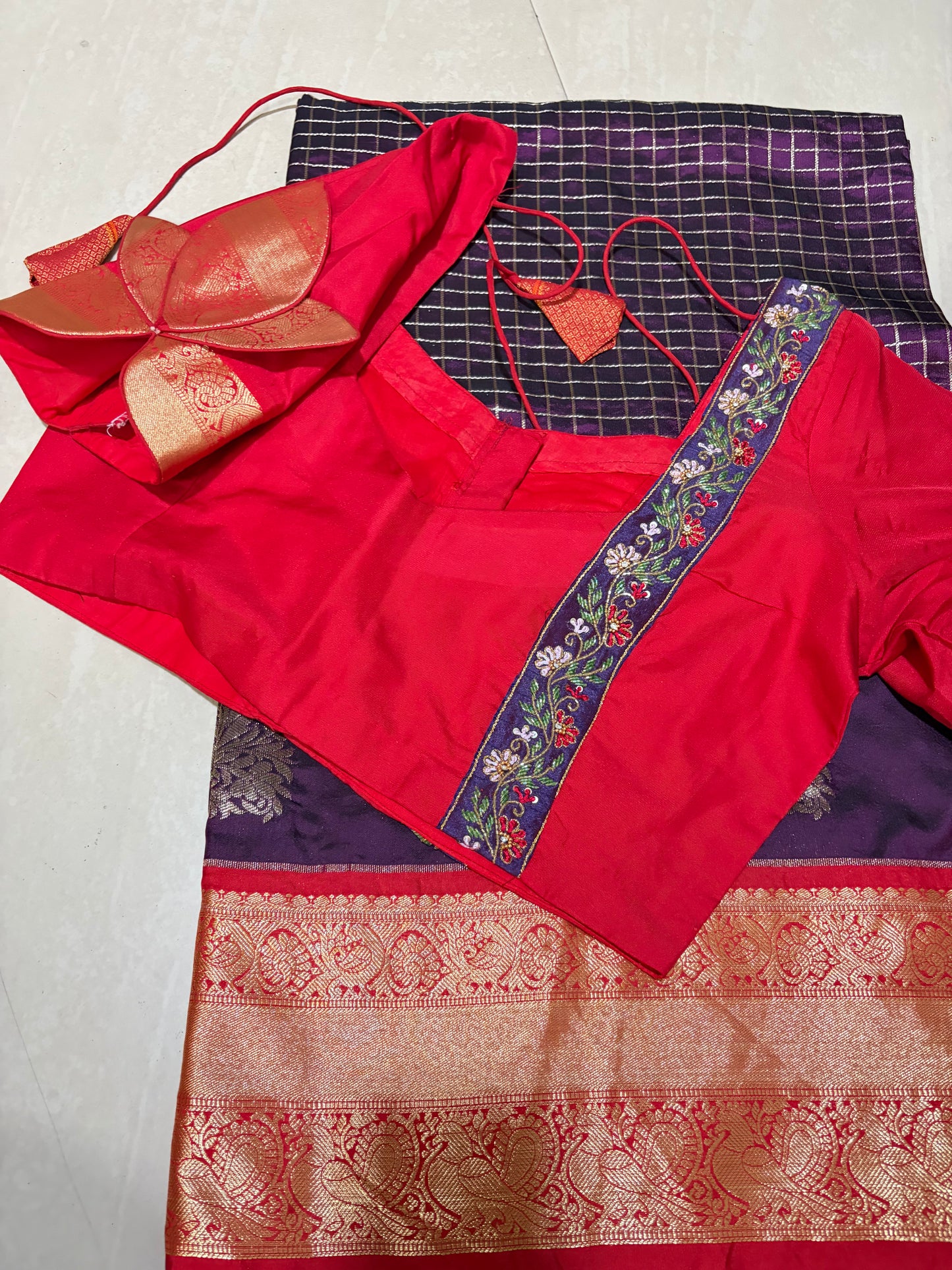 #narayapet saree #patternand maggam blouse