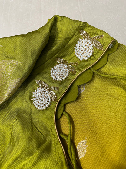 #matkasilksaree #maggampatternblouse