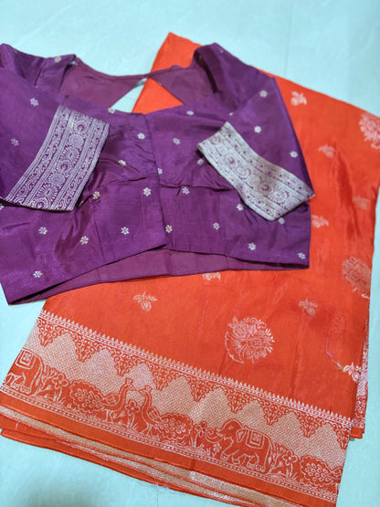 #matkasilksaree #blousepattern