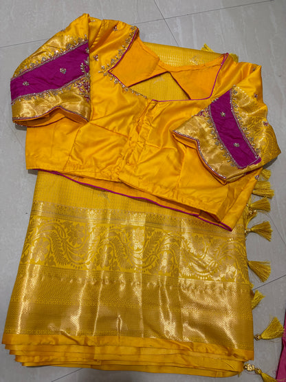 #kanchipattusaree #maggamblouse Designerwear