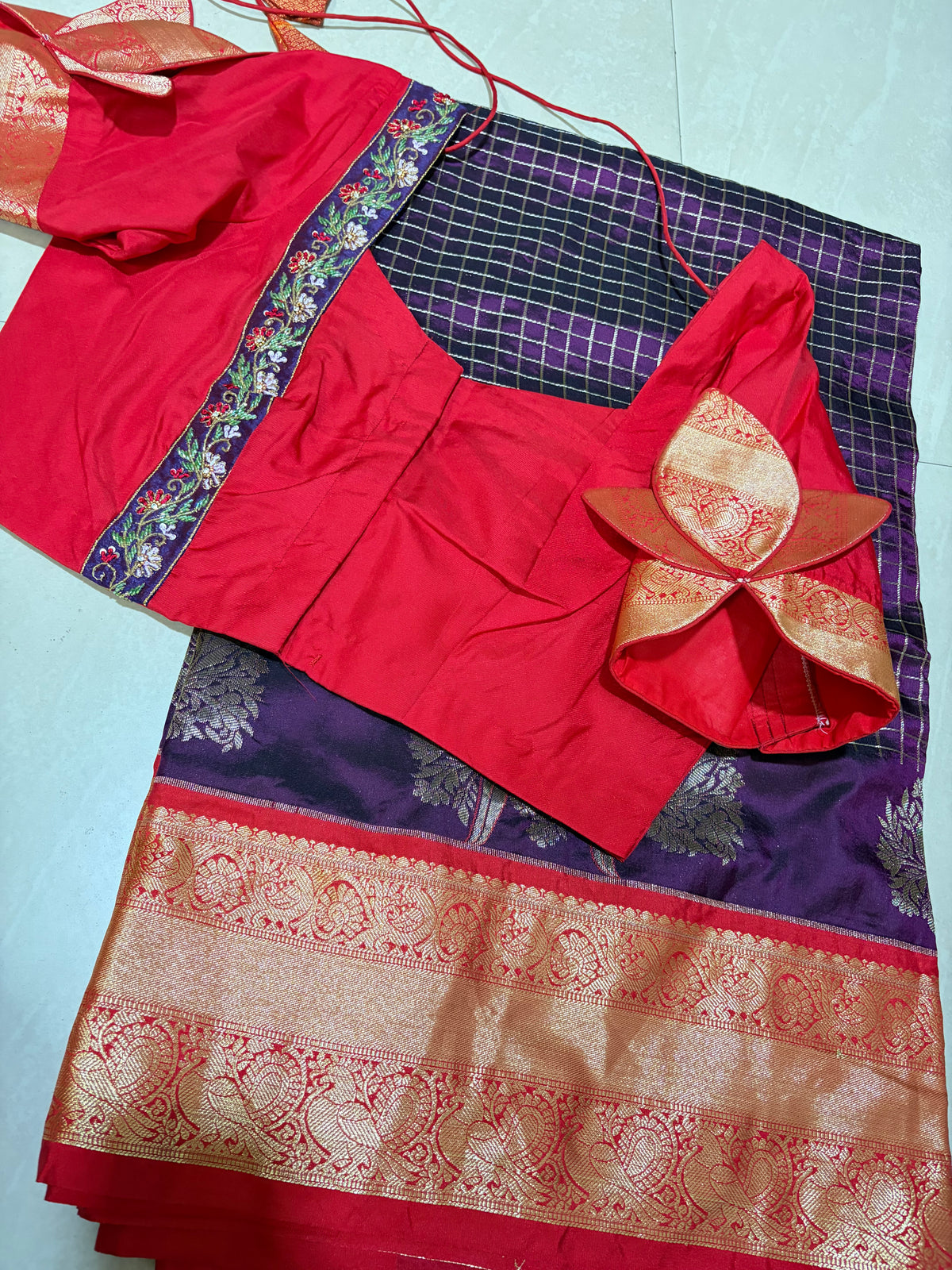 #narayapet saree #patternand maggam blouse