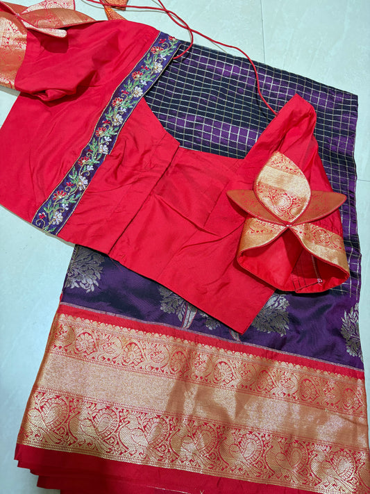 #narayapet saree #patternand maggam blouse