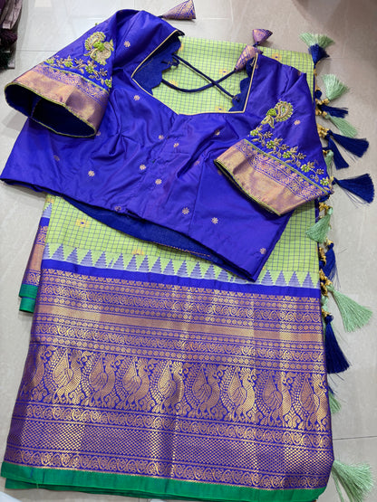 #gadwalsaree #pattusaree #maggamblouse