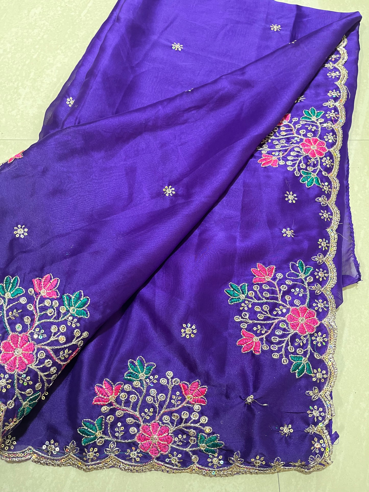#chinnonsaree #worksaree #patternblouse