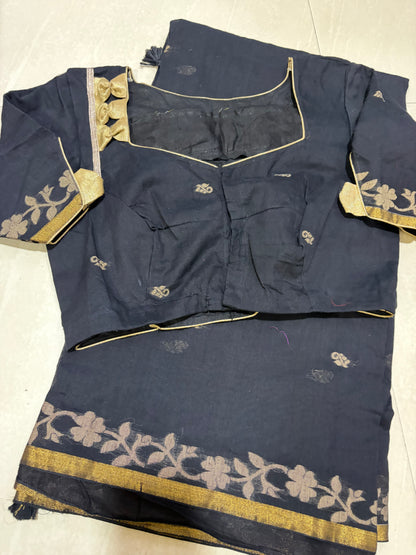 #jamdhanicottonsaree #petternblouse