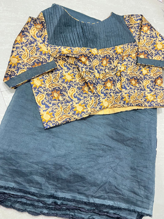 #kotasaree #kalamkariblouse