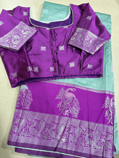 #softpattusaree #patternblouse