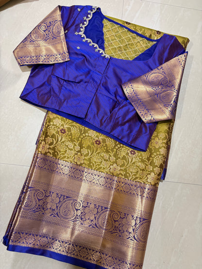 #kanchipattusaree #maggamblouse
