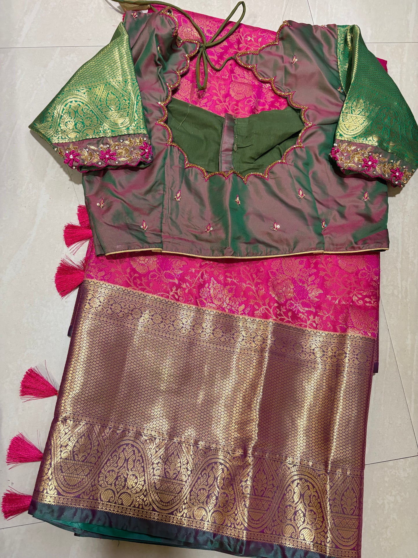 #dharmavarampattu #maggamwork blouse
