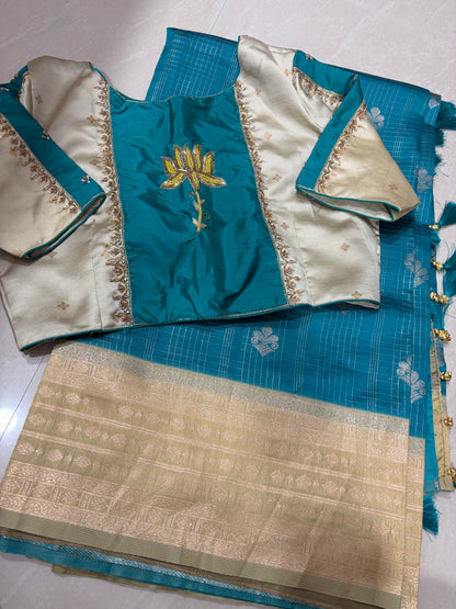 #kanchi softpattu #maggamblouse