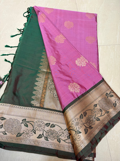 #softpattusaree #kanchi pattu #maggamblouse