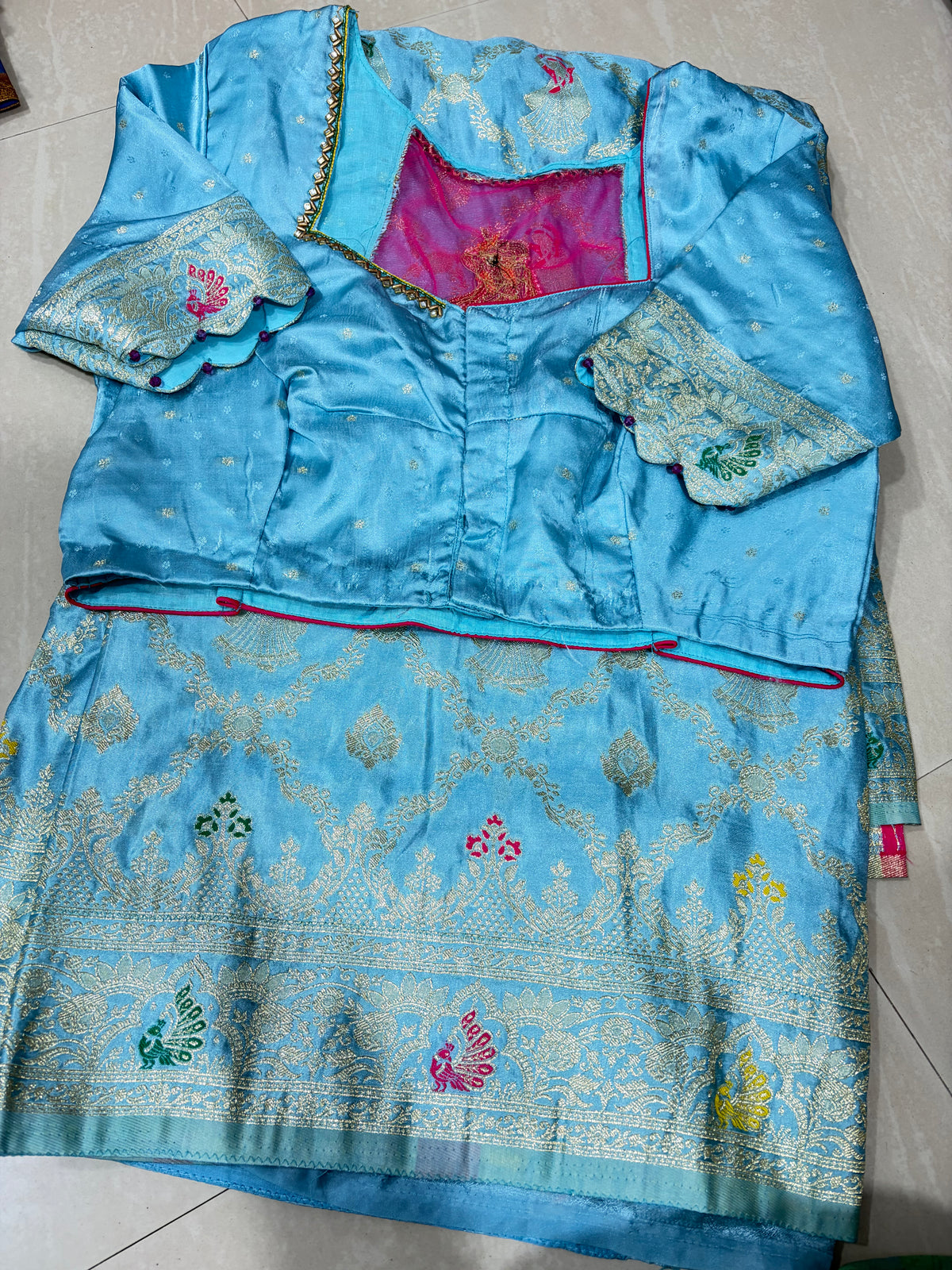 #mushroosilksaree #banarassaree #patternblouse