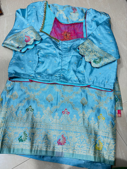 #mushroosilksaree #banarassaree #patternblouse