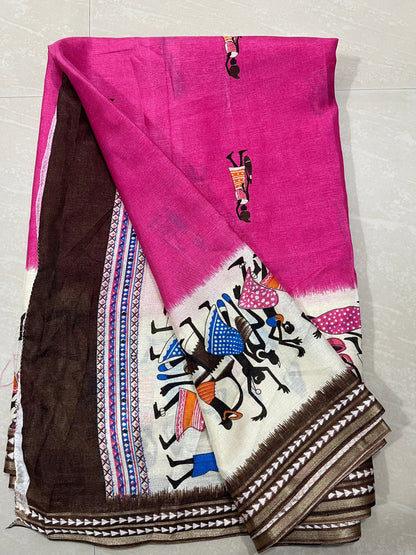 Soft tassur silk saree