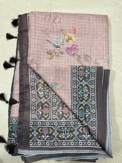 Kota sare with beautiful neck degin