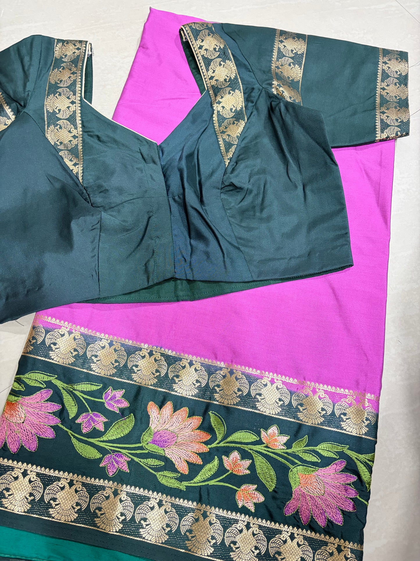 #mysoresilksaree #pattenblouse