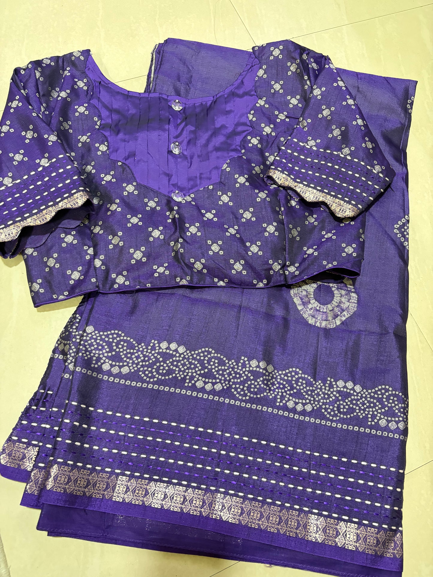 #tassursilksaree #uniquestyle #patternblouse