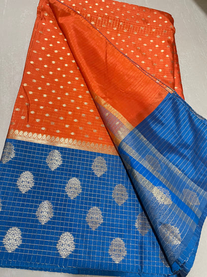 #softsilkpattusaree #alloverbutta #patternblouse