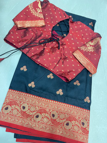 #narayanpetsaree #elegantlook #blousepattern