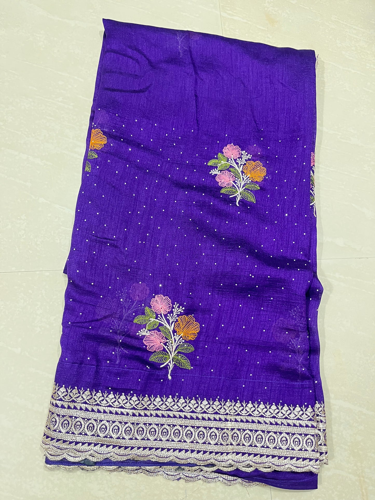 Georgette  ready to wear saree