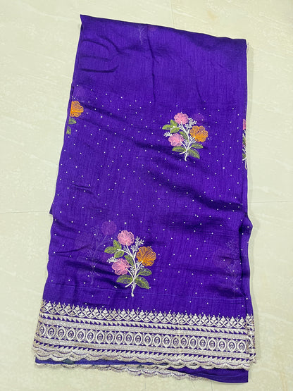Georgette  ready to wear saree
