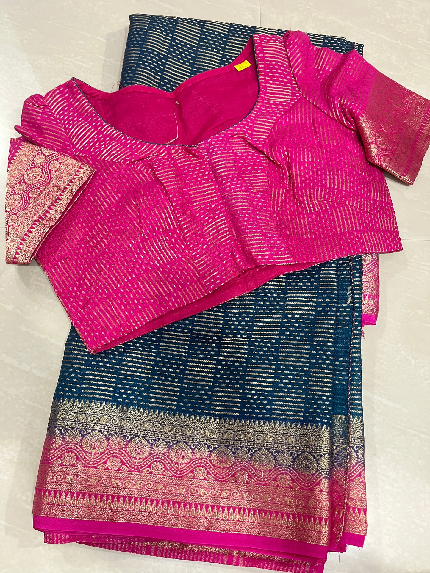 Banarai silk  ready to wear saree