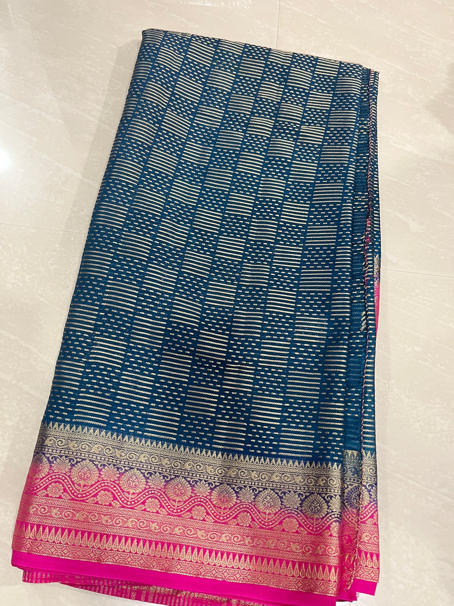 Banarai silk  ready to wear saree