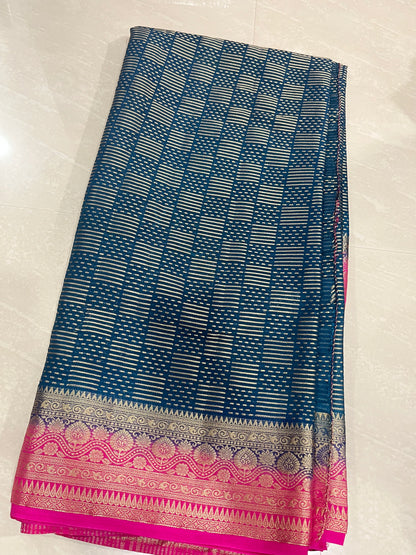 Banarai silk  ready to wear saree