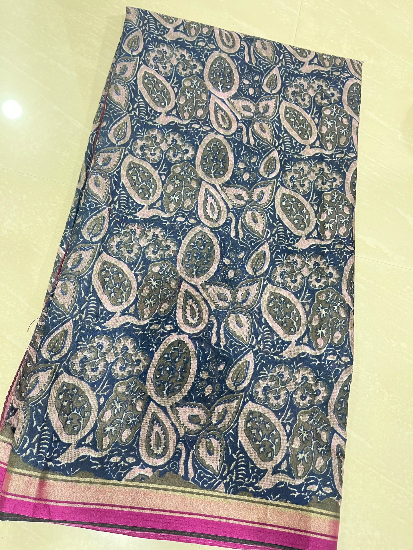 Ajarakprint sari-mulchendari - ready to wear saree