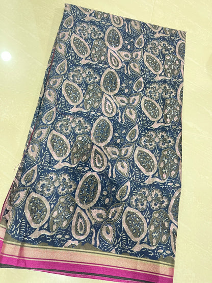 Ajarakprint sari-mulchendari - ready to wear saree