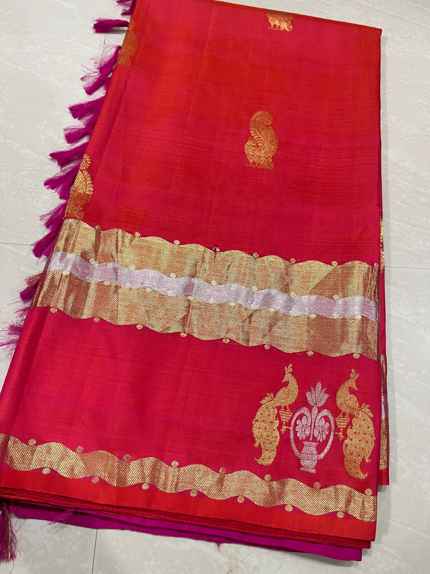 Kanchi pattu -pure- ready to wear saree
