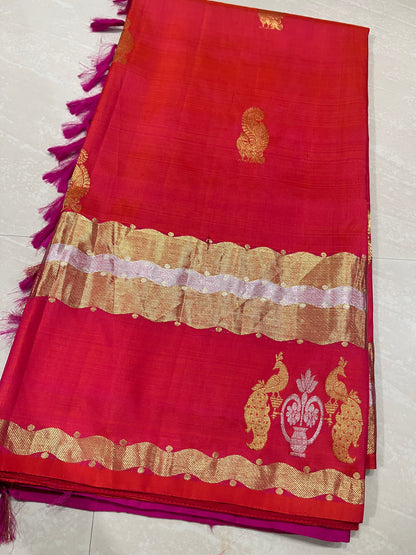 Kanchi pattu -pure- ready to wear saree
