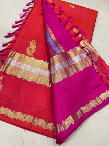 Kanchi pattu -pure- ready to wear saree