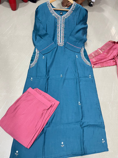 Partywear kurti set