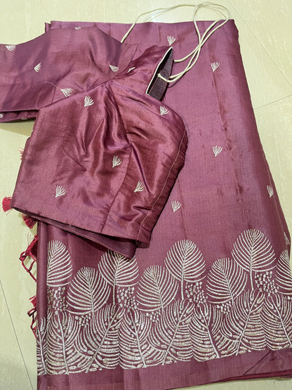 Tussar saree C2- ready to wear saree