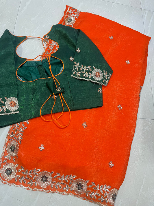 Jimmico  ready to wear saree