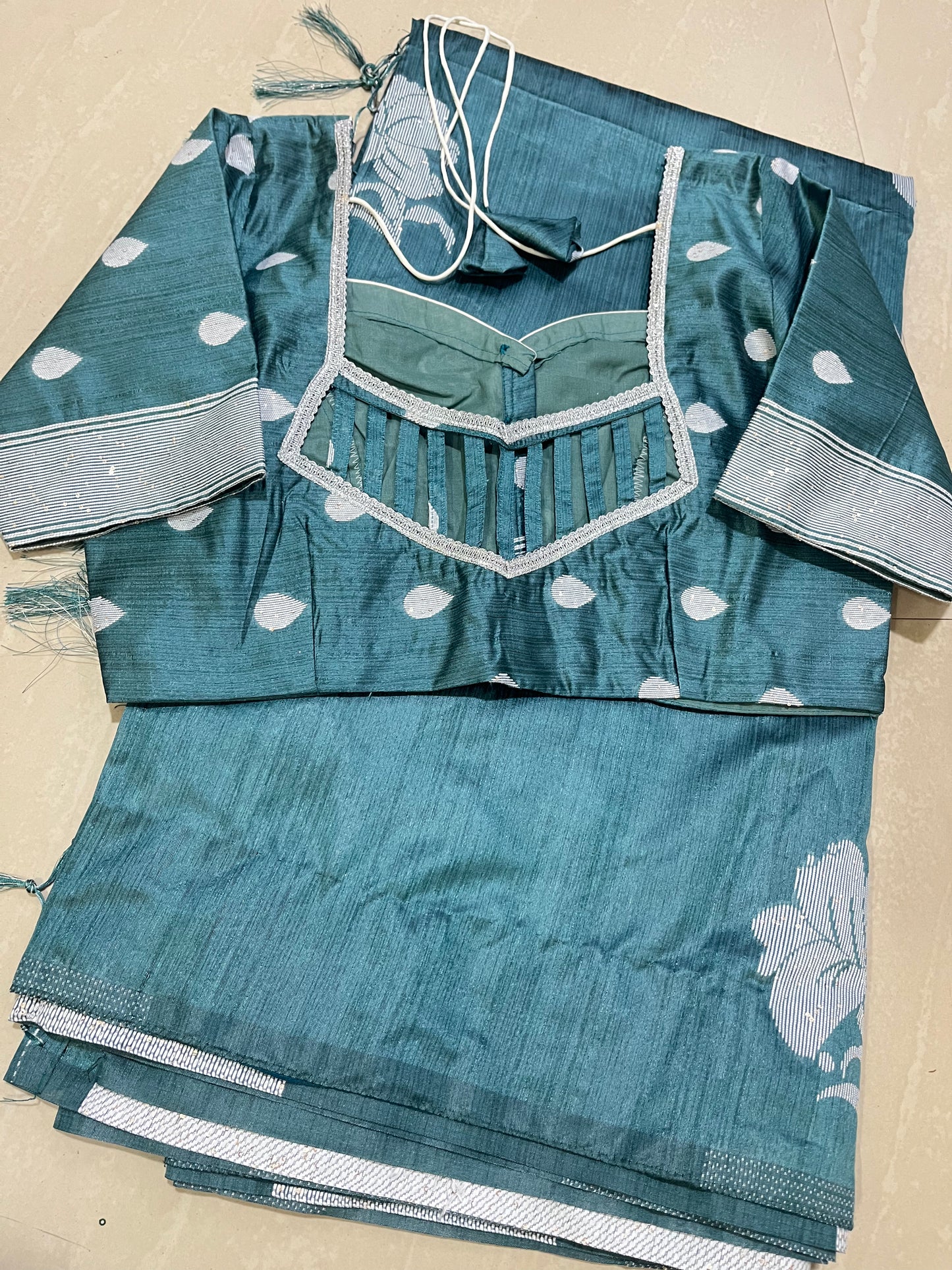 Tussar saree C1 -ready to wear saree