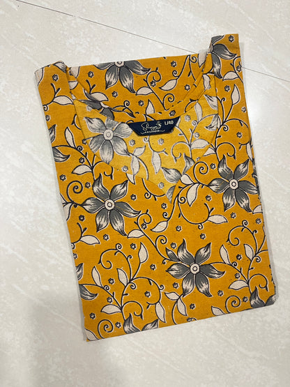 Kalamkari kurti block print D4