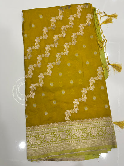 RSR10030 ready to wear saree #banaras georgette saree