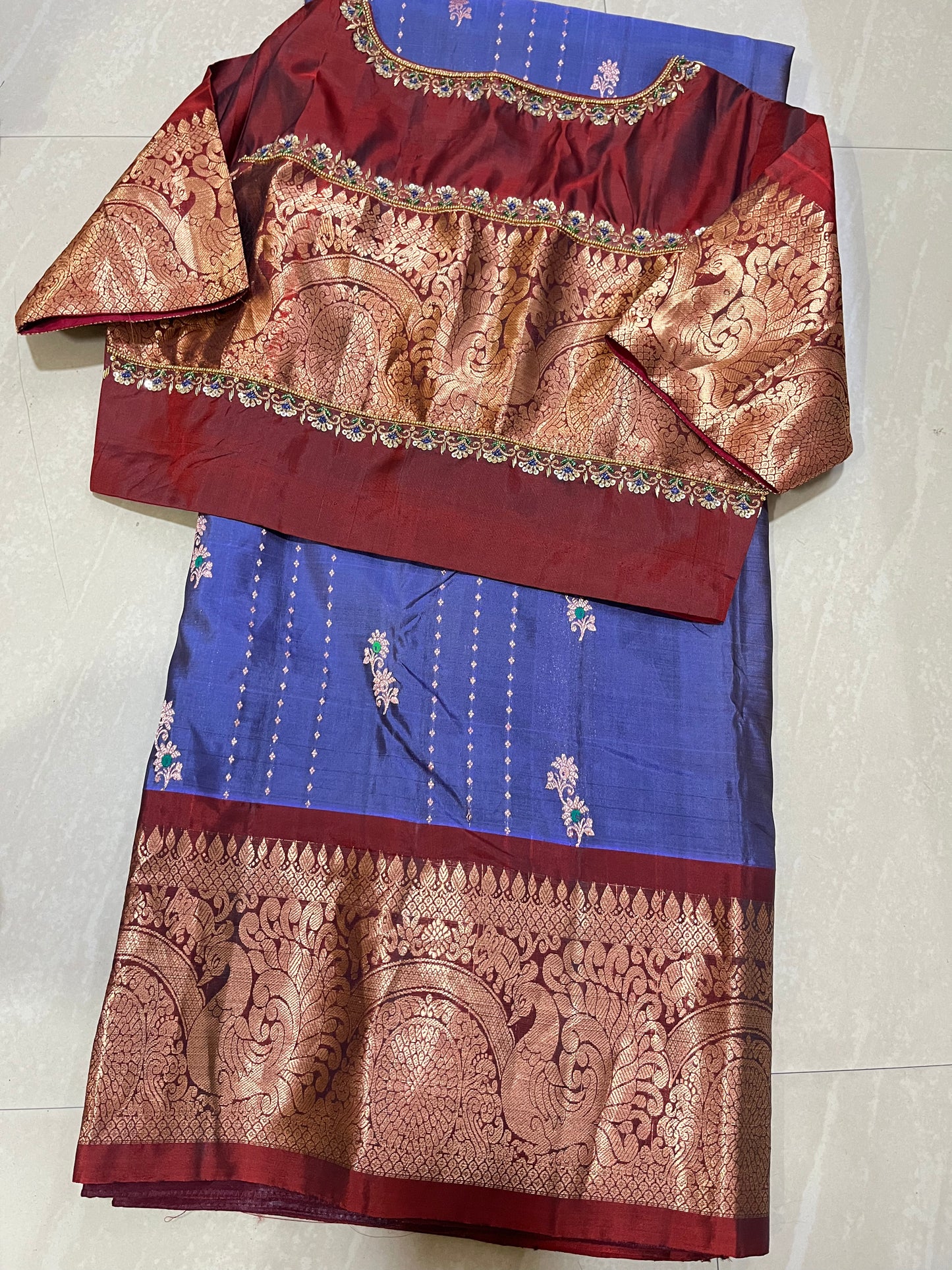 #kanchipattusaree #maggamblouse