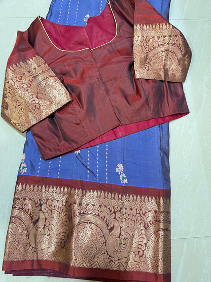 #kanchipattusaree #maggamblouse