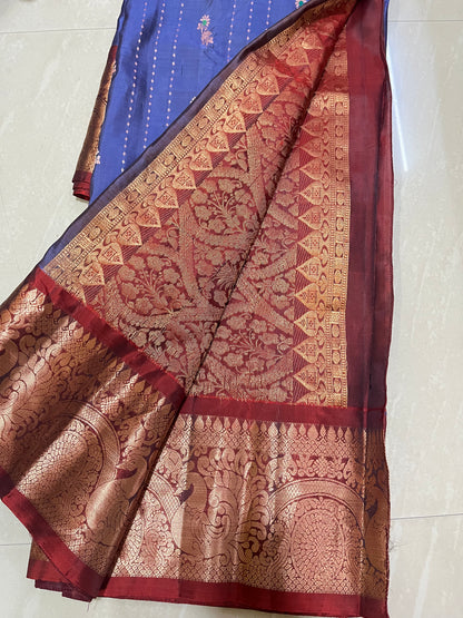 #kanchipattusaree #maggamblouse