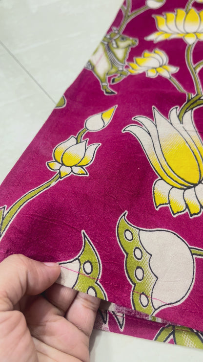 Kalamkari kurti block print D2