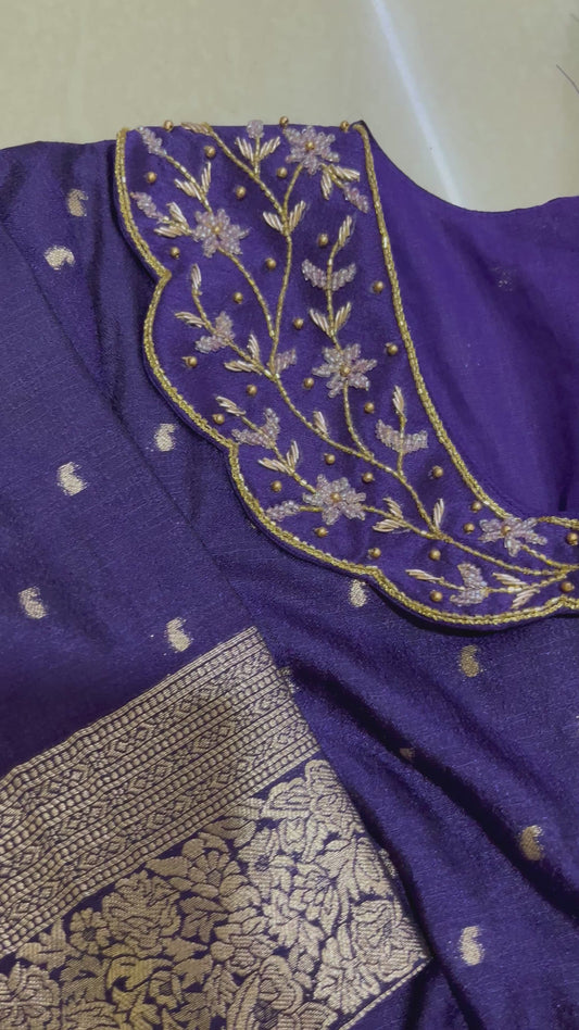 #tussarpattu #sareewithblouse #stylishsareewithblouse